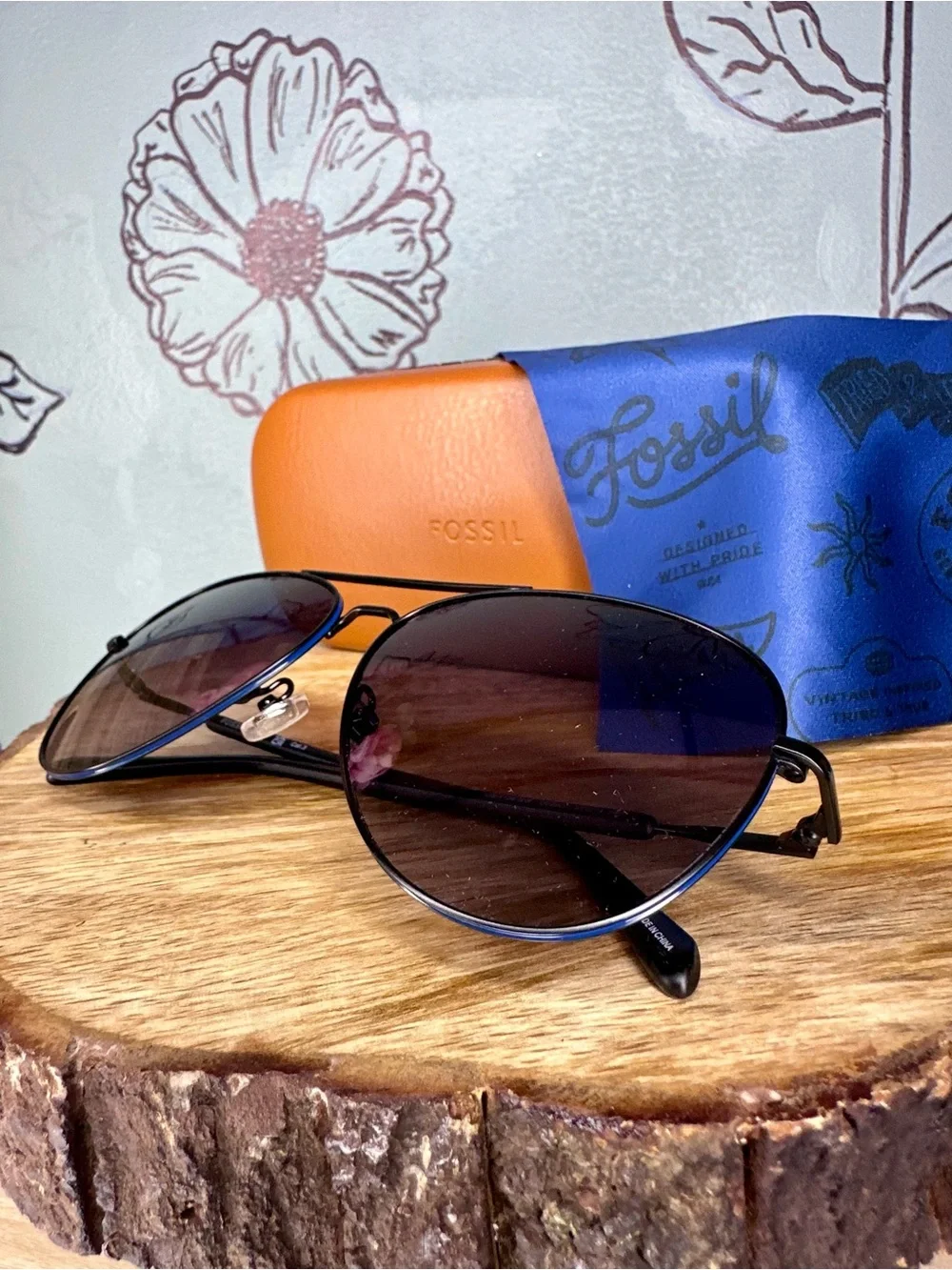 Fossil Aviator Sunglasses